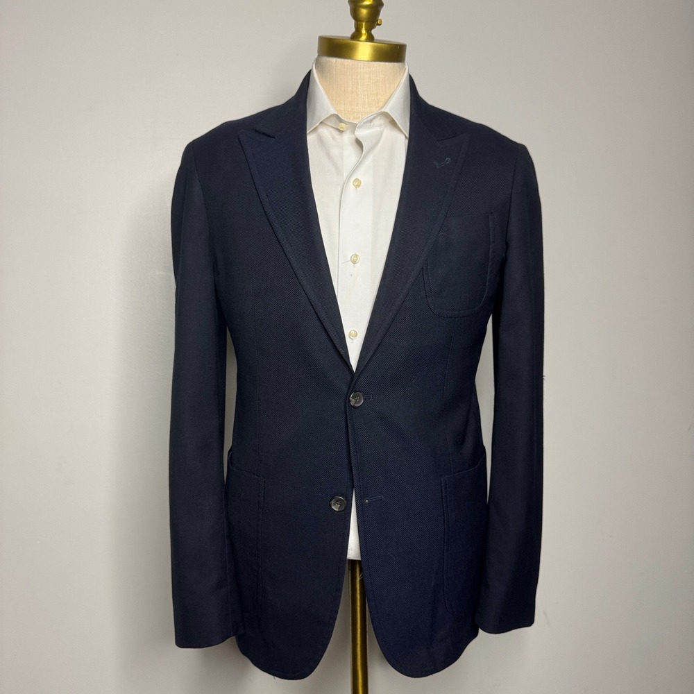 Strong Suit Navy Blue Sport Coat Blazer